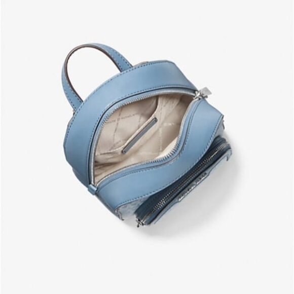 Michael Kors backpack jaycee extra small ombré logo convertible backpack denim main image 4